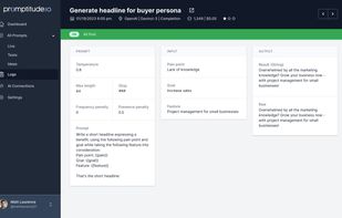 Test & improve your GPT prompts with user feedback.