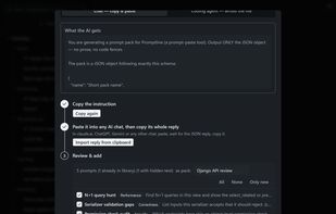 Promptline screenshot 1