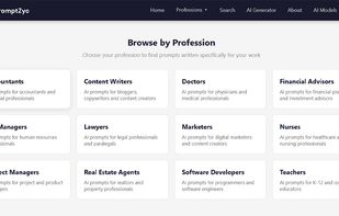 Browse hundreds of ready-to-use AI prompts organized by profession and use case.