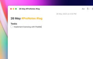 ProNotes screenshot 2