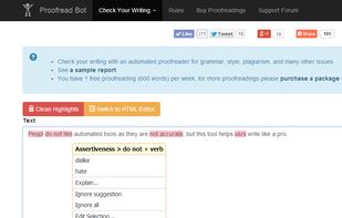 Proofread Bot screenshot 1