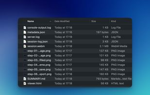 ProofShot screenshot 1