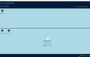 Drag, Drop, and Click user interface.