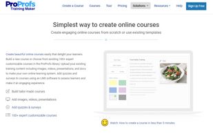ProProfs Learning Management System screenshot 1