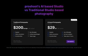 Proshoot.co screenshot 1