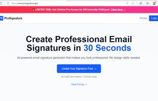 ProSignature screenshot 2