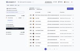 Narrow down your search with thousands of filters in order to hit your ideal customer profile.