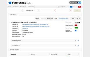 Protected Links screenshot 1