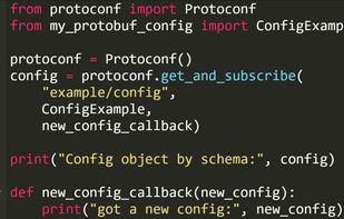 Protoconf screenshot 1