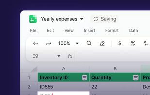 Proton Sheets screenshot 2