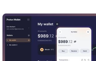 Proton Wallet screenshot 1
