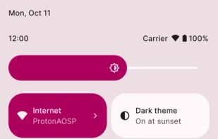 ProtonAOSP screenshot 2