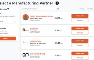 Select a manufacturing partner that meets your needs and get your parts manufactured today!