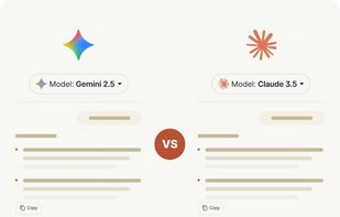 Compare Claude, Gemini and GPT on the same UX question