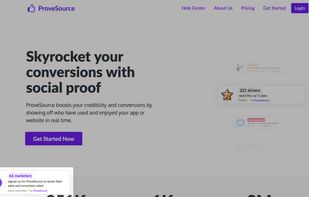 ProveSource screenshot 1