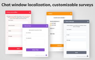 Wide set of chat window localizations