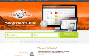 ProWorkflow screenshot 1