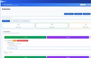 Keep customer details, activity, and history organized in one place.