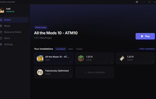 Proxima Launcher homepage