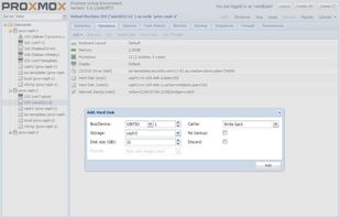 Proxmox Virtual Environment screenshot 2