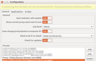 Proxy changer screenshot 1