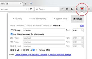 Proxy-Switcher screenshot 1