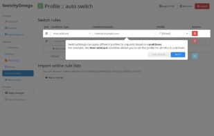 Proxy SwitchyOmega screenshot 2