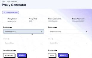 ProxyJet screenshot 1