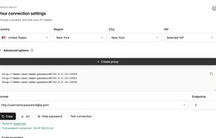 Generate, test and export proxy lists. Demonstration data.