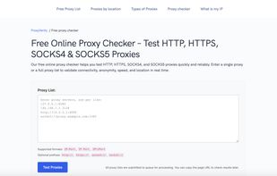 Proxy Checker
