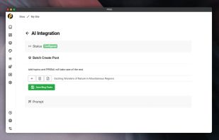 PRSS Site Creator screenshot 3
