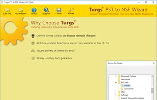 Select single or multiple PST files