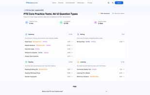 PTEcorepractice screenshot 1