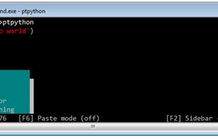 ptpython screenshot 3