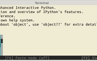 ptpython screenshot 2