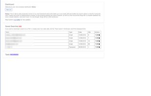 Snusbase screenshot 1