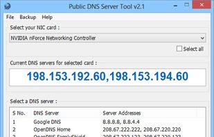 Public DNS Server Tool screenshot 1