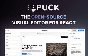 Puck is the open-source visual editor for React.