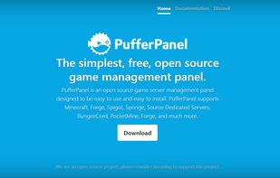 Pufferpanel screenshot 1