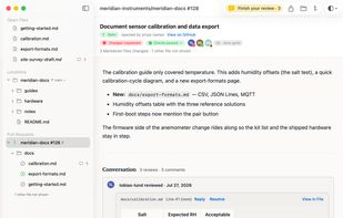 Pull request overview: review decision, reviewer verdicts, checks, and the conversation as a readable timeline