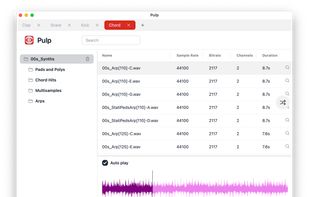 Pulp - Open Source Audio Sample Manager screenshot 1