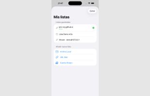 Manage M3U, Xtream Codes and local playlists