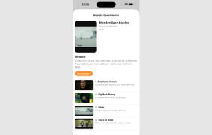 Live EPG guide with channel logos