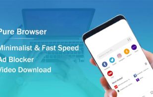 Pure Web Browser screenshot 1