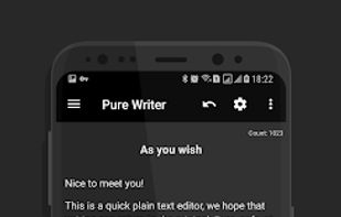 Pure Writer screenshot 2