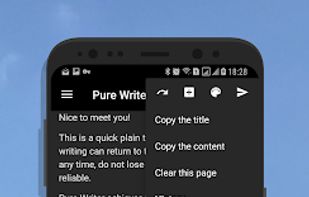 Pure Writer screenshot 3