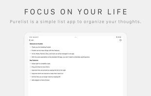 Purelist screenshot 2