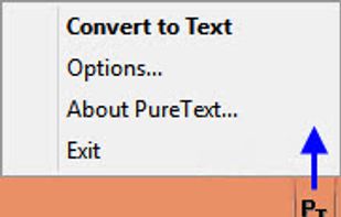 Notification Area Icon
(Right-Click for Menu, Options)