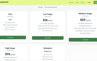 purposewrite Pricing