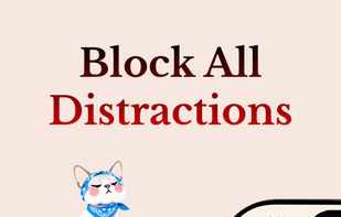 Deep focus mode to help you stay away from distracted apps